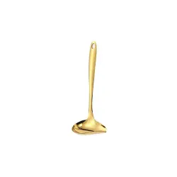Ложка соусная для раздачи 0,030 мл Oval Tip 23 см нерж. цвет золото PVD P.L. Proff Cuisine