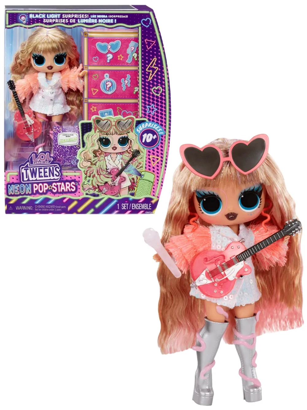 Кукла Лол Твинс Tweens Neon Pop Stars Thea Stars оригинал