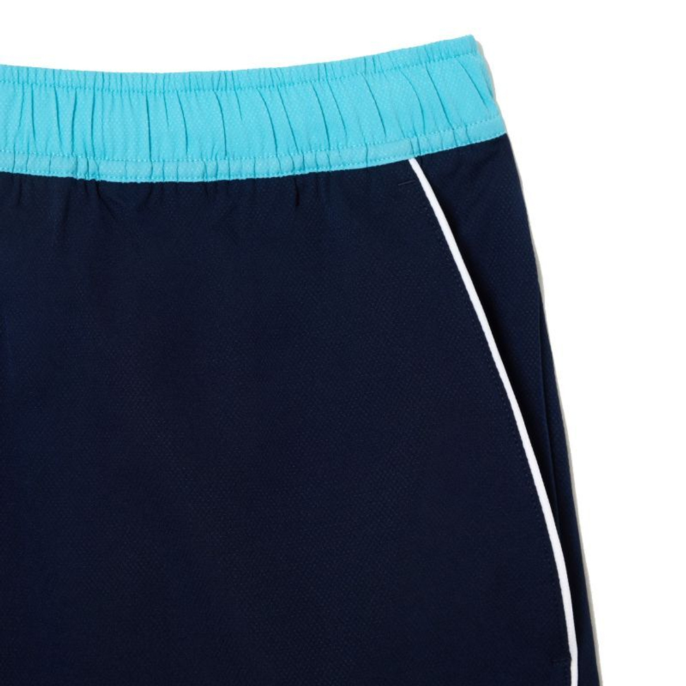 Мужские теннисные шорты Lacoste Stretch Tennis Shorts - navy blue/blue