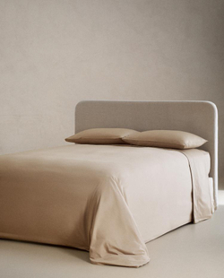 ZARA HOME САТИНОВАЯ ПРОСТЫНЯ (КОЛИЧЕСТВО НИТЕЙ 500), СЕРЫЙ