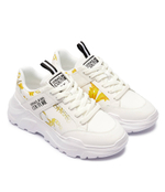 Кожаные кроссовки fondo speedtrack Versace Jeans Couture - белый(77YA3SC2ZP324)