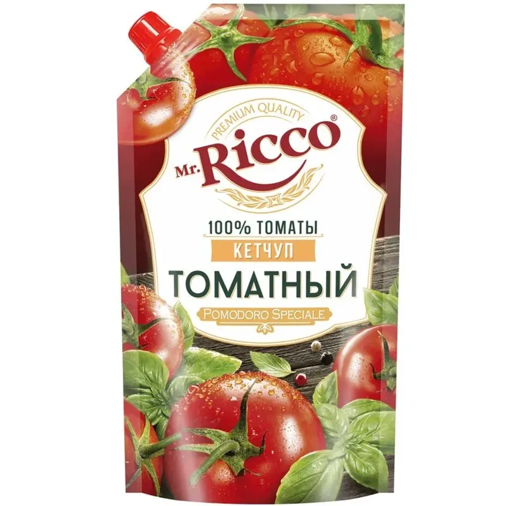 Mr.Ricco Кетчуп Томатный Pomodoro Speciale, 300гр., блок 20шт.