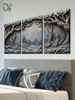 Картина karTTina "ГРАВИТАЦИЯ", 150 см х 70 см