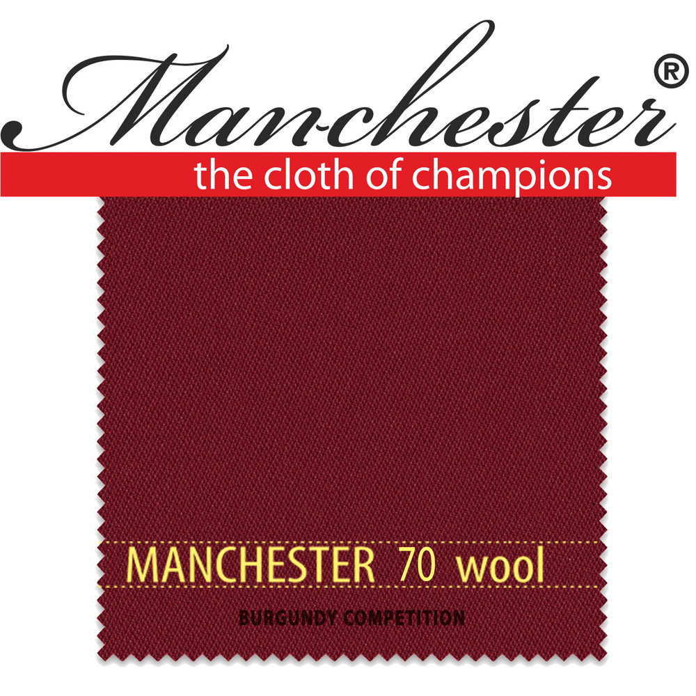Сукно Manchester 70 Burgundy competition ш2.0м