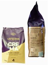 Кофе в зернах Lofbergs Crema 1 кг x 2 шт