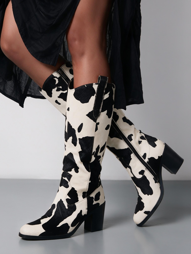 moo boots black