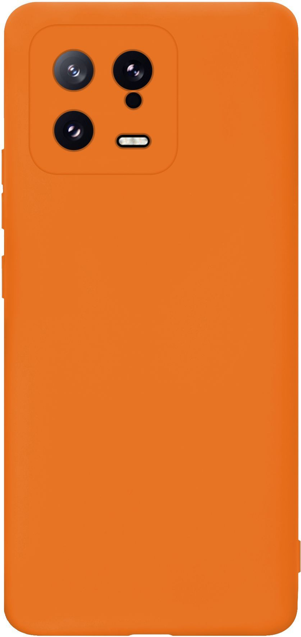 Мягкий Soft Touch чехол из силикона для XIAOMI 13 (не PRO!) с бархатной подкладкой