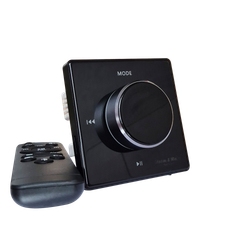 Сенсорная панель управления Steamwater NOISE black (Черный c дисплеем, в комплекте с ПДУ, управление на 4 акустических динамика)