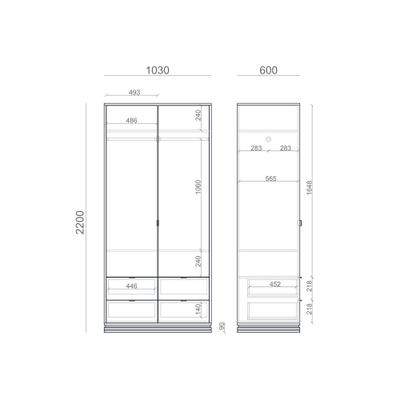 Шкаф TIMELESS TLD212