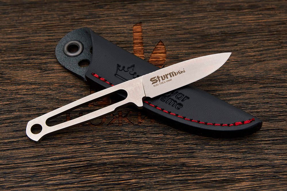 Нож EDC (разделочный) Kizlyar Supreme Sturm mini, клинок 50мм, AUS-10Co