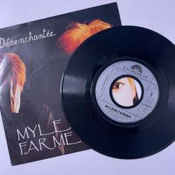 Винтажная виниловая пластинка LP Mylene Farmer Desenchantee (Франция 1991) 7 дюймов