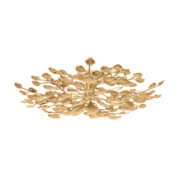 Corbett Menorca Semi Flush, 127 cm, Vintage Gold Leaf
