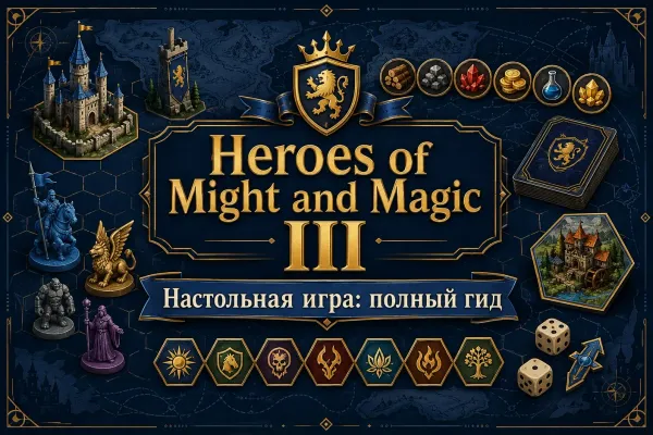 Heroes of Might and Magic III: The Board Game — полный гид по игре и дополнениям