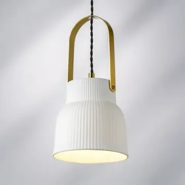 Подвесной светильник 1*E27 799013 латунь/белый Ceramo Lightstar