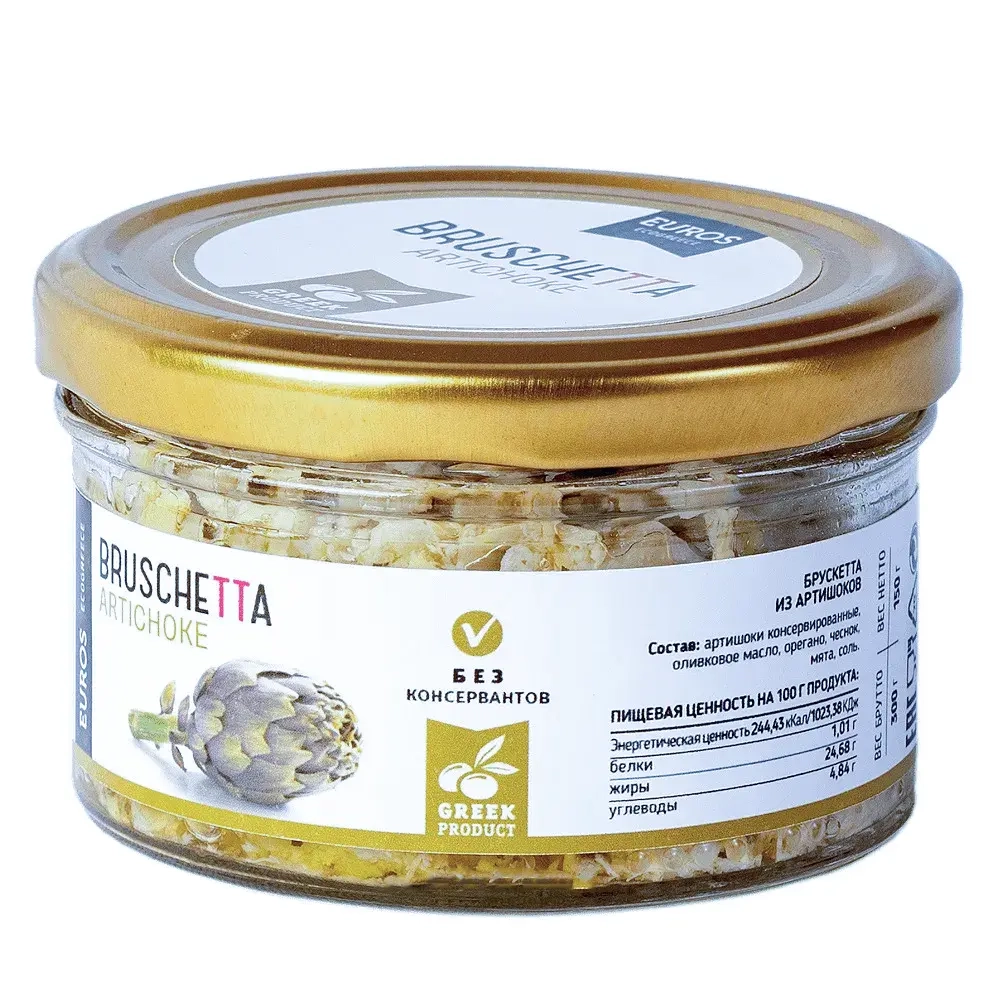 Брускетта из артишоков , EcoGreece, 150 г