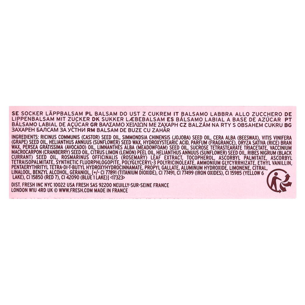 Fresh, Sugar Lip Treatment, Petal, 4,3 г (0,15 унции)