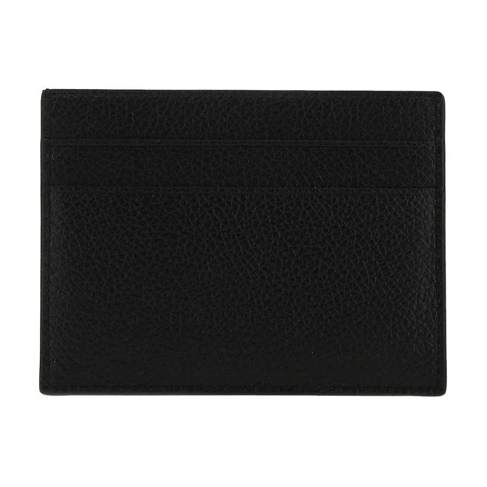 Balenciaga Foldable Cow Leather Wallet Men"s Black