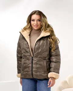 Куртка с мехом УК-4431-1 Фабрика Моды