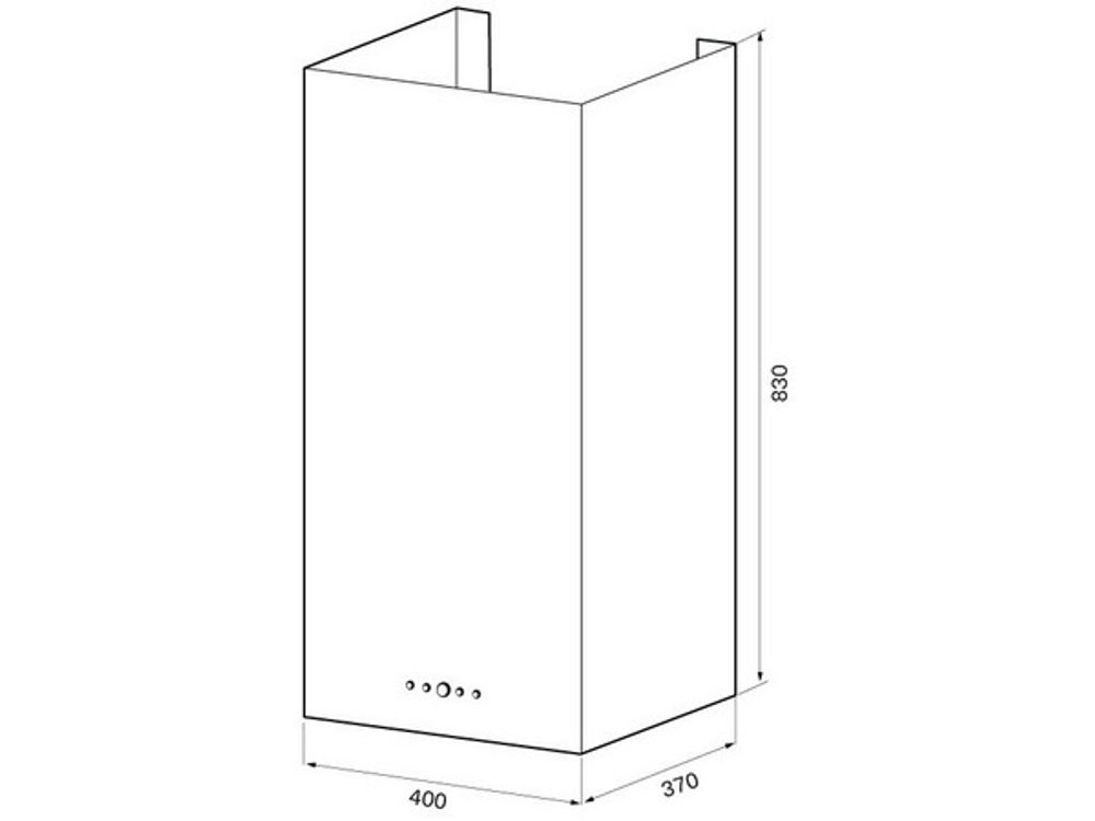 Вытяжка KRONA DITA R 400 inox PB