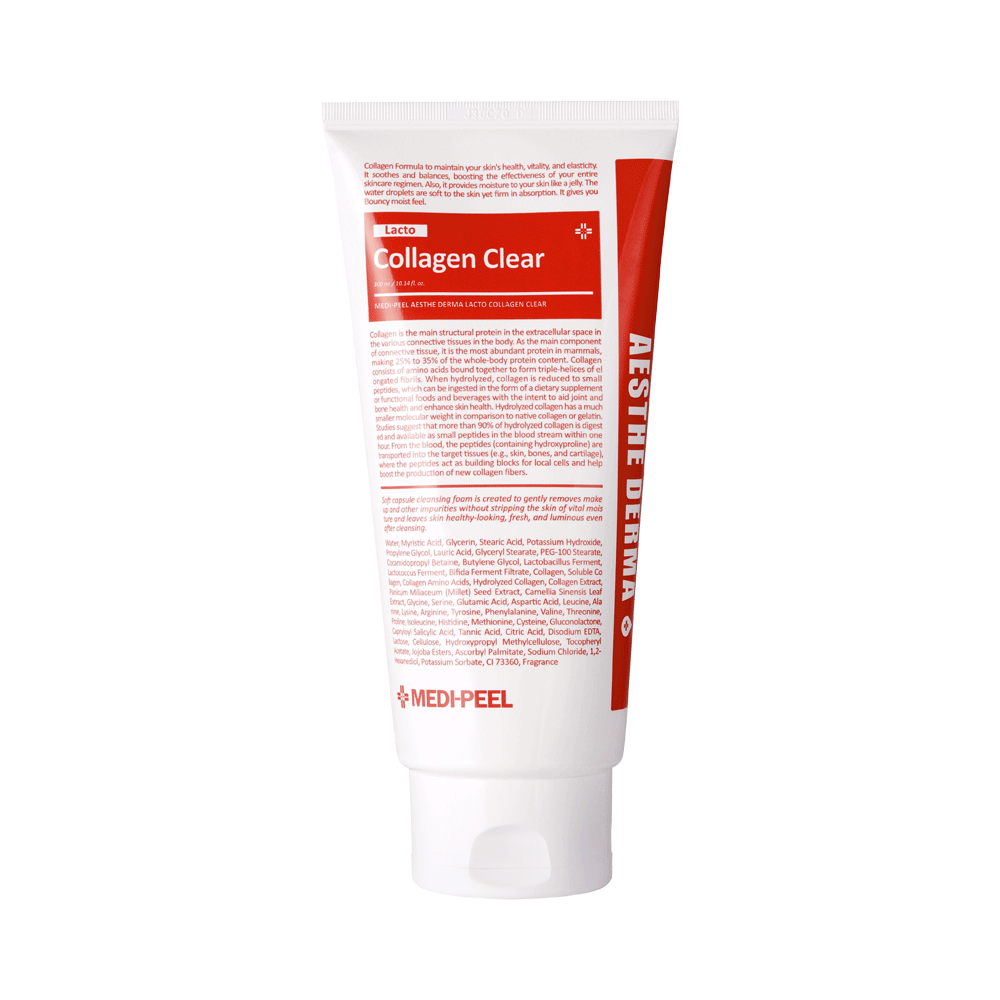 Очищающая пенка для умывания с коллагеном MEDI-PEEL Lacto Collagen Clear 300 мл