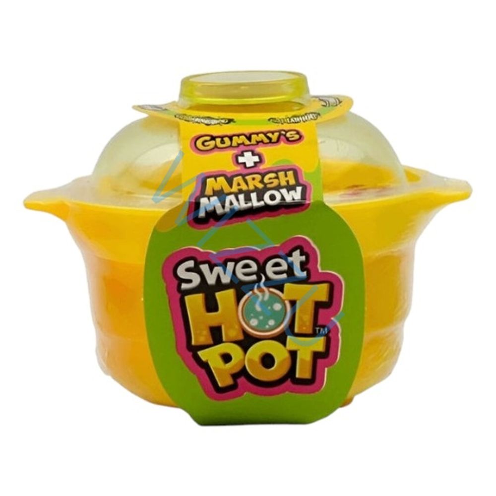 Мармнелад+маршмеллоу+драже+кислый гель Sweet Hot Pot  48г Johny Bee