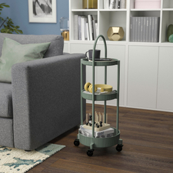 IKEA JUTTERSBO  (ИКЕА ЙУТТЕРСБО)  -  Тележка - серо-зелёная 36x36 см