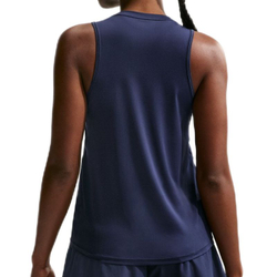 Женский теннисный топ Nike One Classic Dri-Fit Tank — midnight navy/white
