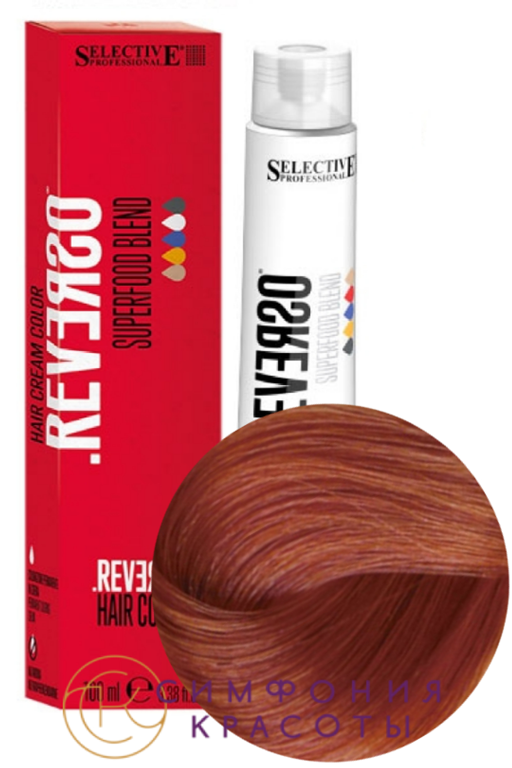 7.4 "Reverso Hair Color"Блондин медный 100мл