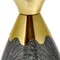 Кофейный столик Secret диам.40см x 54см, серый мрамор, металл, керамика
