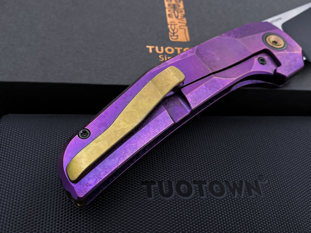Складной нож Dyag FCF [Tmax DLC Purple CrystalTi]