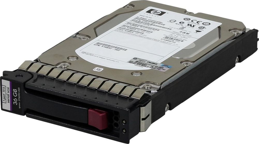 Жесткий диск HP LFF SAS 36GB 15K 3.5" Hot-Plug 375874-001
