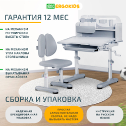 Детский стол и стул Ergokids Fresco BD-31
