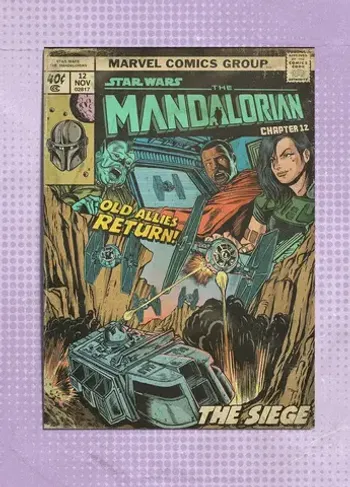 Открытка «Star Wars: Mandalorian. Chapter 12: The Siege»