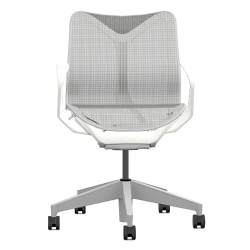 Кресло Herman Miller Cosm, низкая спинка, цвет Mineral, нерегулируемые подлокотники
