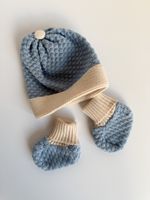 Новый шерстяной комплект с мишкой Preat o Porter, 68