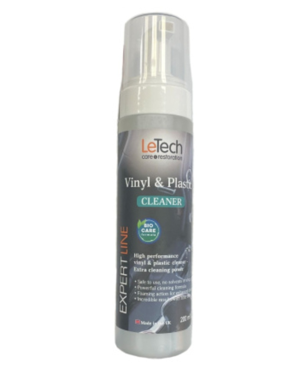 LeTech Expert Line Средство для чистки пластика и винила (Vinyl & Plastic Cleaner) 200мл