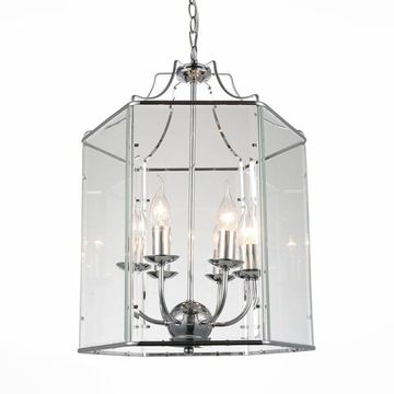 Люстра подвесная 6*E14 SL228.103.06 хром/прозрачный Terso ST-Luce