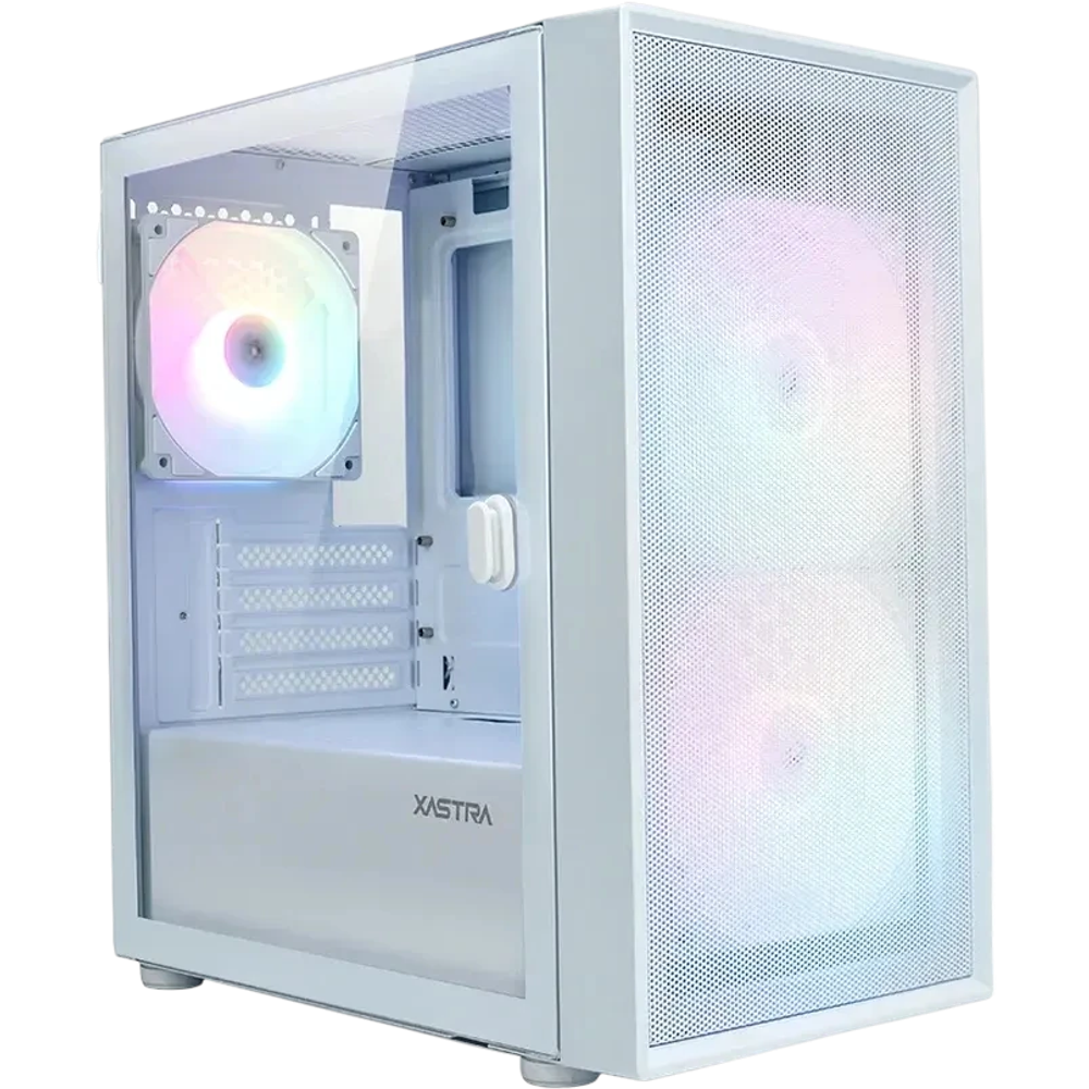 Корпус XASTRA A305M 3FRGB TG White (A305M-2FC14F-1FC12F-D-WH)