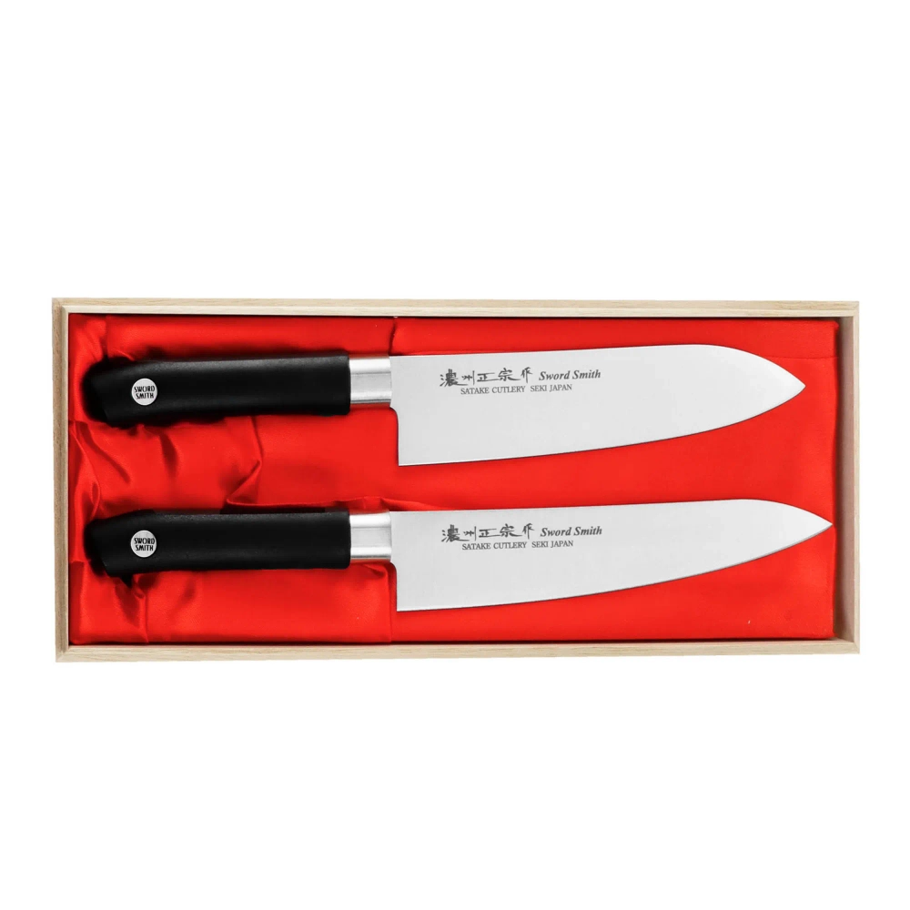 Satake Набор из 2 поварских ножей Sword Smith + Santoku EAN 4956617600552