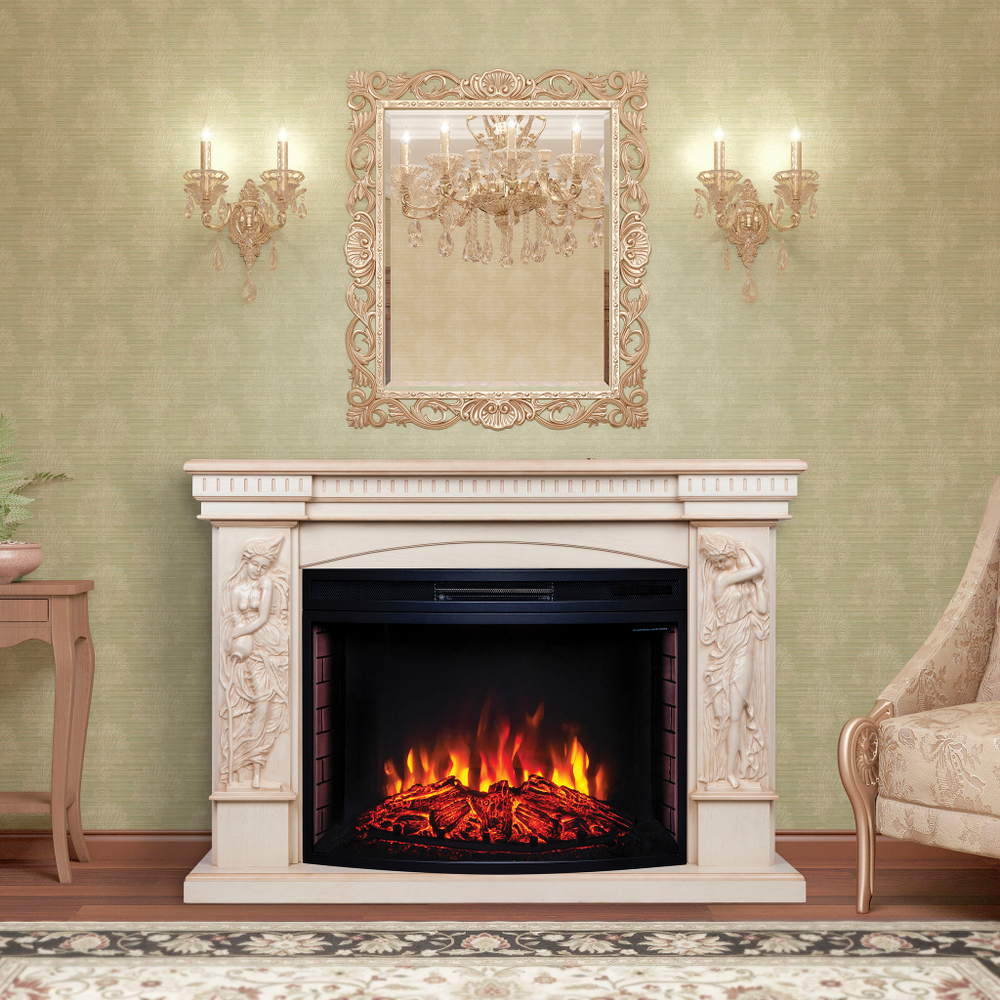 Каминокомплект Real Flame Diva 33 WT-619B с очагом Firespace 33