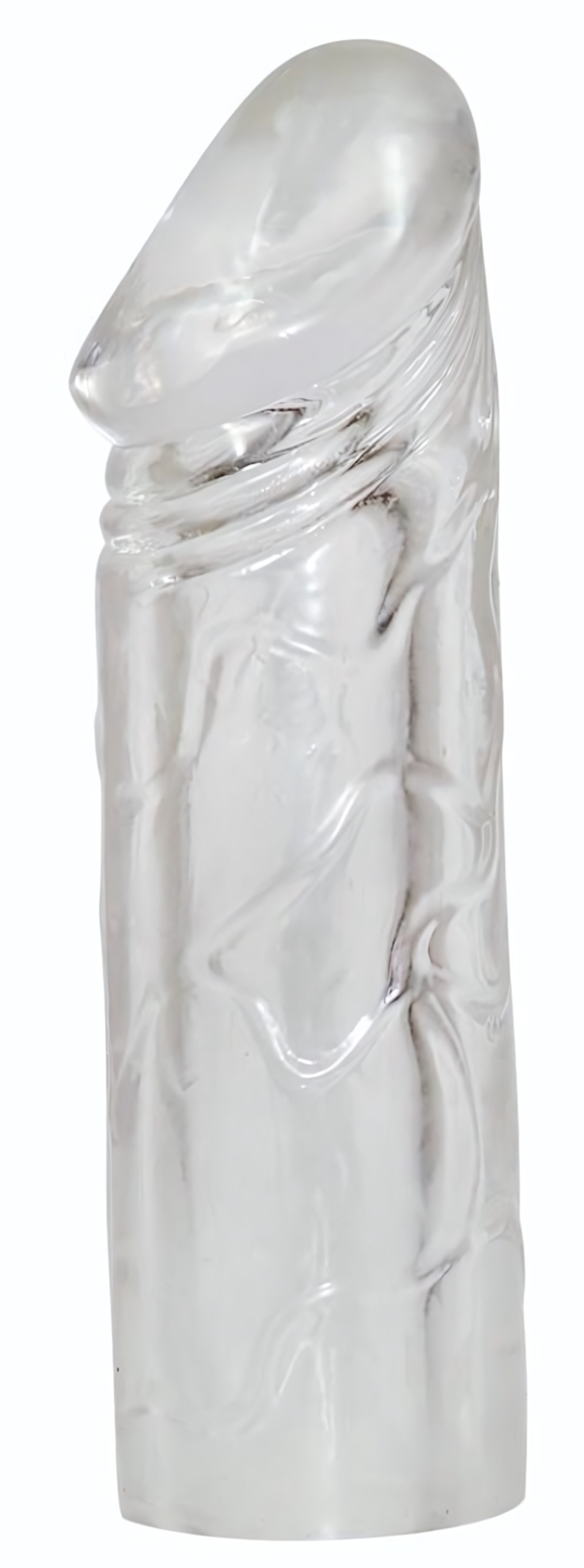 Удлиняющая насадка на пенис Mega Dick Sleeve Transparent (Цвет: прозрачный)