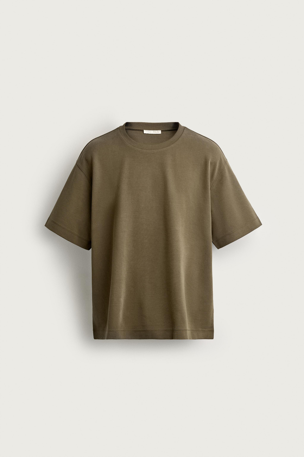 ФУТБОЛКА RELAXED FIT ИЗ МОДАЛА — ZARA