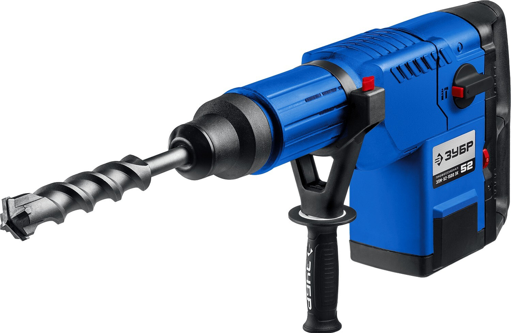 ЗУБР 52 мм, 1500 Вт, перфоратор SDS-Max, Профессионал (ЗПМ-52-1500 ЭК)