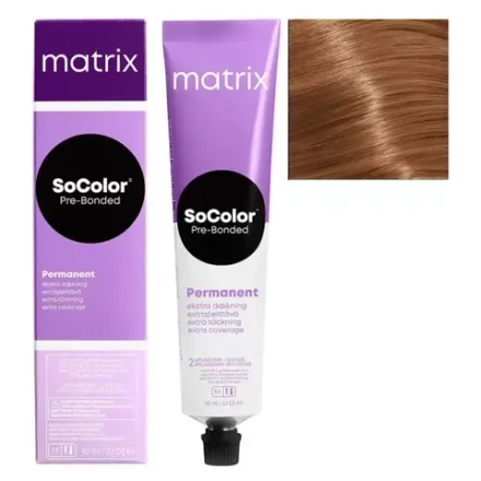 Matrix SoColor Pre-Bonded Крем-краска для седых волос 508BC Светлый блонд коричнево-медный, 90мл