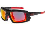Спортивные очки с диоптриями GOG Glaze / Black/Red / Reflex Red