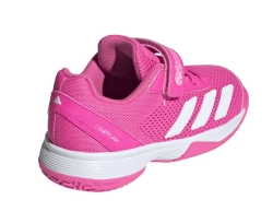 Детские теннисные кроссовки Adidas Courtflash K - lucid pink/cloud white/lucid pink