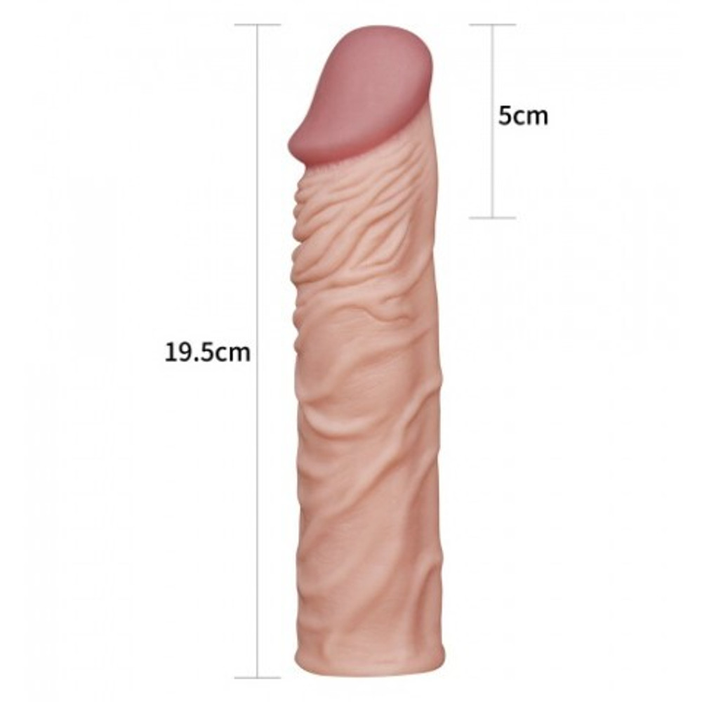 Насадка на пенис Pleasure X-TENDER (18,5*3,9)