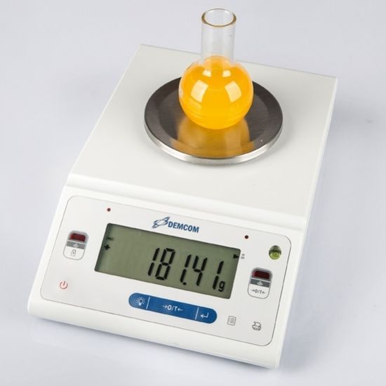 Лабораторные весы DEMCOM DL-612 с гирей