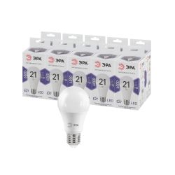 Лампа светодиодная ЭРА STD LED A65-21W-860-E27 21Вт груша холодный дневной свет Е27 | Лампы cветодиодные Груша (A)