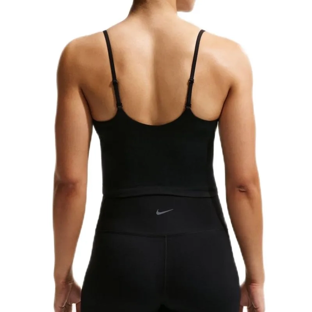 Топ теннисный Nike One Medium Support Padded Adjustable Sports - black/white